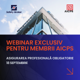 Analiza cost-beneficii - asigurarea ta profesională - Webinar AICPS/ 18 septembrie 2025 ora 17:00