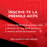 INVITAȚIE ÎNSCRIERE la 3 categorii de PREMII AICPS, care vor fi decernate la Conferința Națională AICPS 34 din 2026